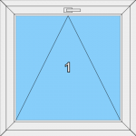 003 Fenster einfügelig, kippbar